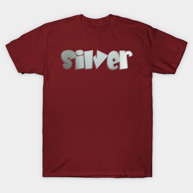 Silver T-Shirt by afternoontees